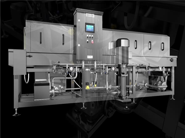 供應，周轉筐清洗機，塑料筐洗箱機，自動不銹鋼洗箱機設備，商家直銷，洗筐機