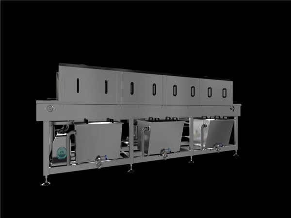 周轉筐清洗機，筐箱滅菌清洗，周轉筐清洗500~800只，小時