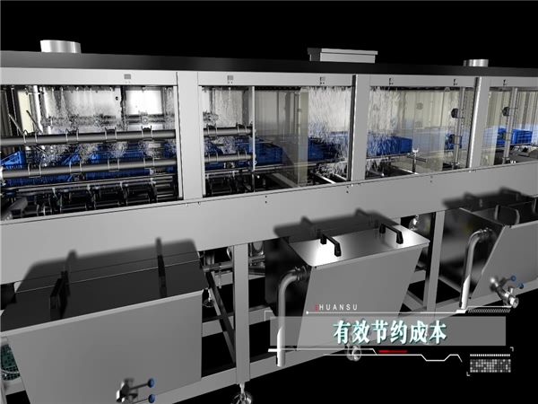 大型洗筐機，塑料筐清洗機，周轉(zhuǎn)箱清洗機