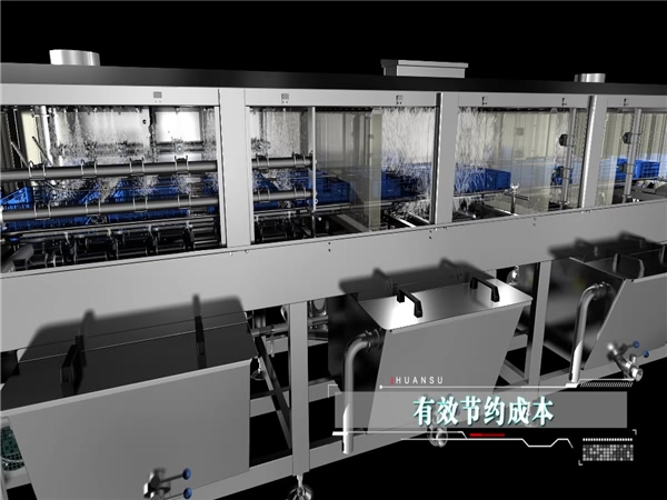 大型洗筐機，塑料筐清洗機，周轉(zhuǎn)箱清洗機
