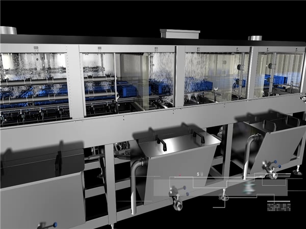 周轉(zhuǎn)箱清洗機(jī)，廠家直供，周轉(zhuǎn)箱清洗機(jī)，價(jià)格合理